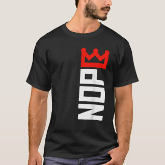 Geen Koningen Protestbord Verticaal T-shirt