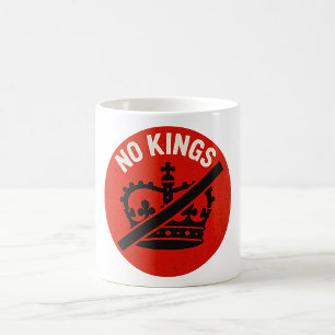 Geen Koningen Protestsymbool Koffiemok