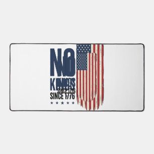 Geen Koningen Sinds 1776 Patriottisch Vlag Shirt O Bureaumat