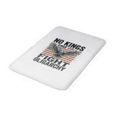 Geen koningen sinds 1776 Patriottische Adelaar Vin Badmat (Gekanteld)