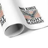 Geen koningen sinds 1776 Patriottische Adelaar Vin Cadeaupapier (Rol Hoek)