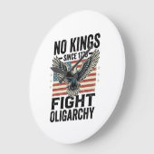 Geen koningen sinds 1776 Patriottische Adelaar Vin Grote Klok (Hoek)