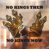 Geen koningen toen, geen koningen nu raamsticker (Vel 2)