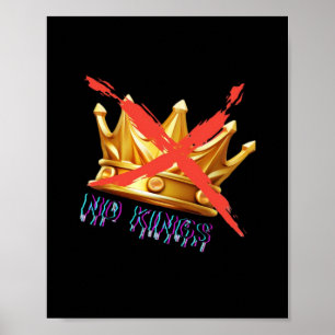 Geen Koningen Trendy Design Poster