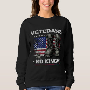 Geen Koningen Veteranen Amerikaanse Vlag Gevechtsl Trui