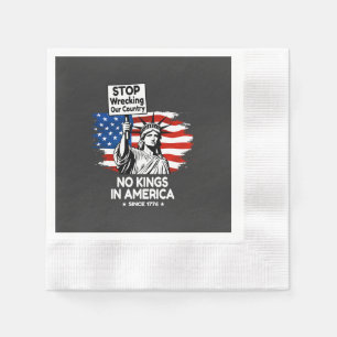 Geen Koningsdag – Stop met onze land te vernielen  Servet