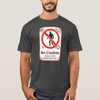 Geen kooktoestellen vintage jongen t-shirt