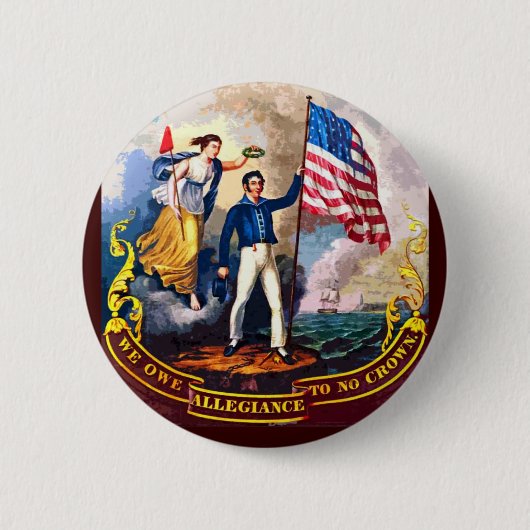 Geen kroon - Button (Voorkant)