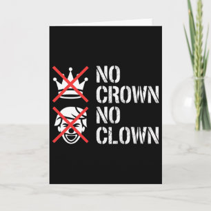 Geen Kroon Geen Clown Weerstand Protests Dump Trum Kaart