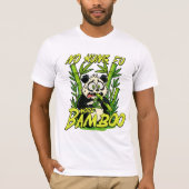 Geen kung fu, meer bamboe t-shirt (Voorkant)