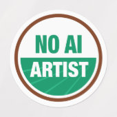 Geen label voor AI Art-certificering (Design 1)