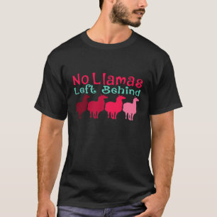 Geen Lama's Achtergelaten Alpaca Liefhebber Manne T-shirt