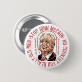 Geen land ronde button 5,7 cm (Voorkant /achterkant)