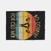 Geen land voor  Mannen Fleece Deken (Voorkant (Horizontaal))