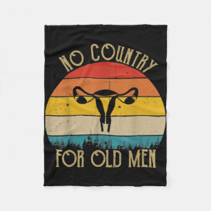 Geen land voor  Mannen Fleece Deken