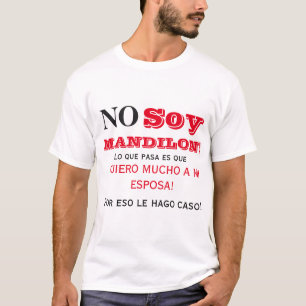 Geen lange mandilon schort t-shirt