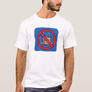 Geen 'Leaving Cake' in de regen T-shirt