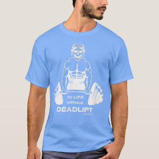 Geen leven zonder lift, fitness door gym motivatie t-shirt