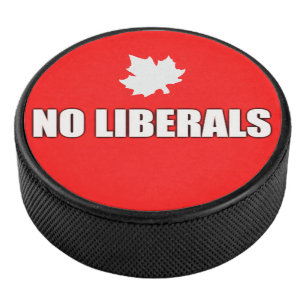 GEEN LIBERALEN HOCKEY PUCK
