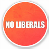 GEEN LIBERALEN STICKER (Voorkant)