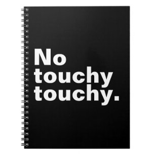 Geen lichtvoetig grappig introvert design notitieboek