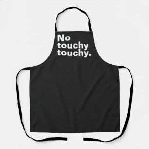 Geen lichtvoetig grappig introvert design schort