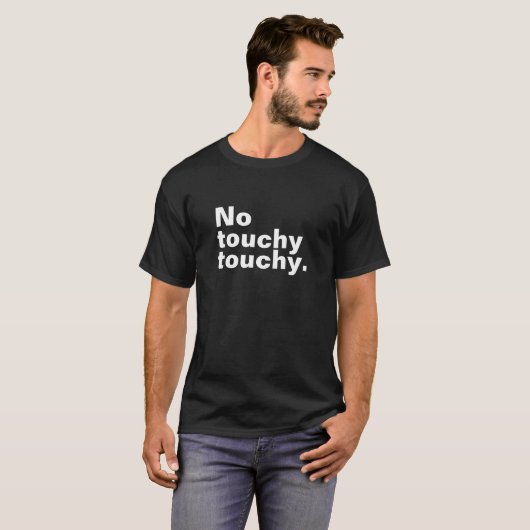 Geen lichtvoetig grappig introvert design t-shirt (Voorkant volledig)
