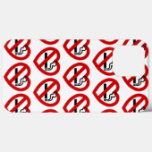 Geen liefde voor roken Case-Mate iPhone case (Achterkant (horizontaal))