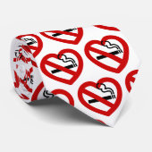 Geen liefde voor roken stropdas (Opgerold)