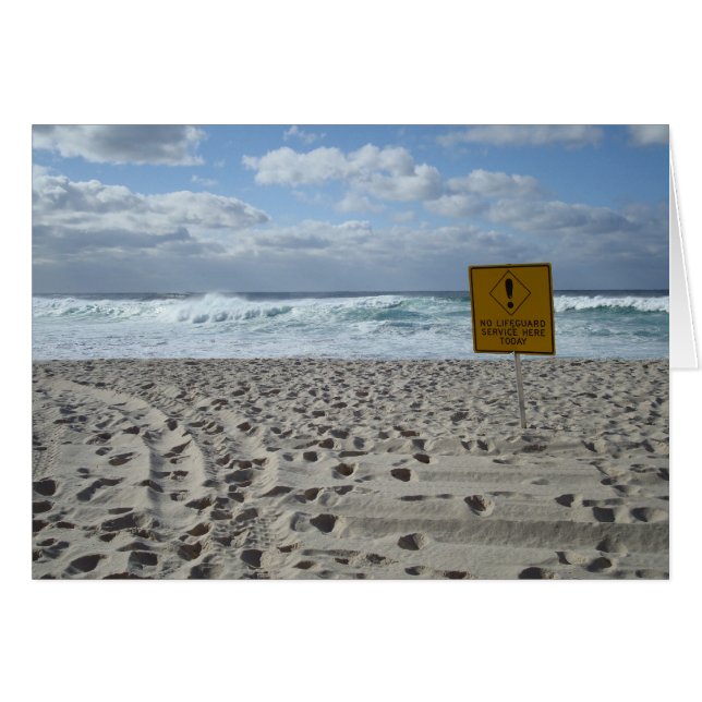 Geen Lifegaurd (Voorkant Horizontaal)