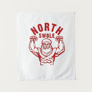 Geen liften Geen geschenken North Swole gewassen G Wandkleed