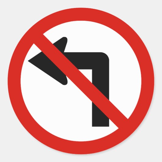 Geen links ronde sticker (Voorkant)