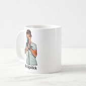 Geen lipstick koffiemok (Voorkant links)