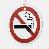 Geen Logo-Ornament afnemen Keramisch Ornament (Links)