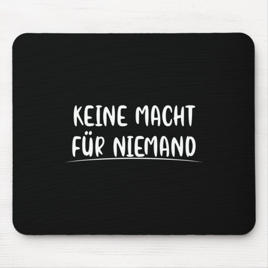 Geen macht voor niemand, politiek en milieubescher muismat (Voorkant)