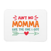 Geen mama zoals ik heb mama liefde retro V Magneet (Horizontaal)