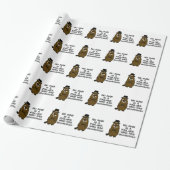 Geen man is een mislukking met Groundhogs Cadeaupapier (Uitgerold)