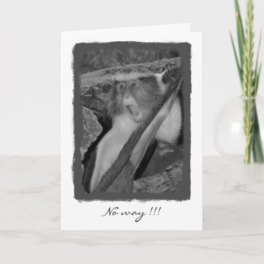 Geen manier, Verjaardag! Kaart (Voorkant)