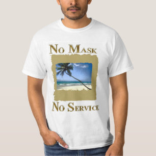 GEEN MASKER GEEN DIENST FLORIDA T-SHIRT