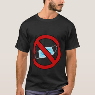 geen masker toegestaan t-shirt