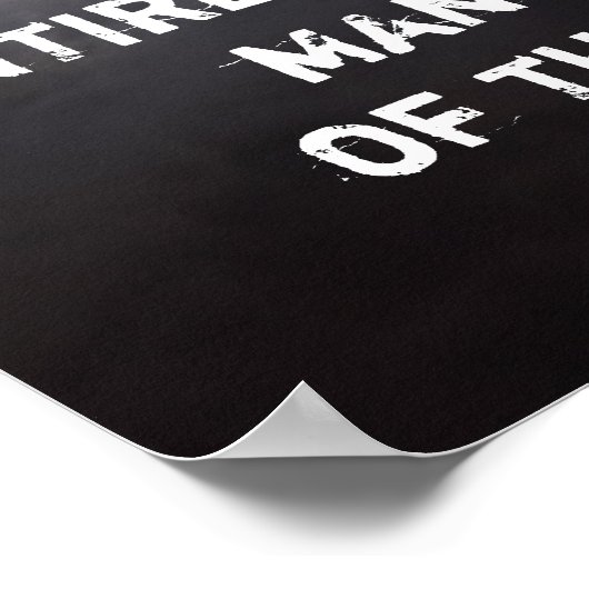 Geen mens is een eiland -poster John Donne citaat Poster (Hoek)