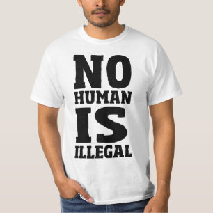 Geen mens is illegaal t-shirt