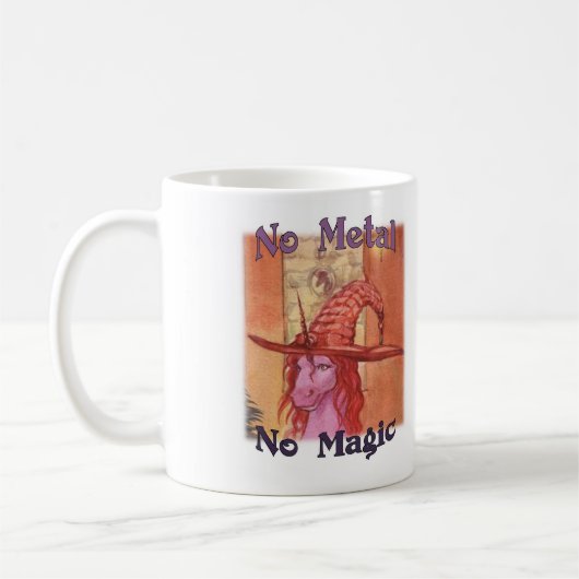 Geen metaal Geen Magische Magische Mok - Alumna (Links)