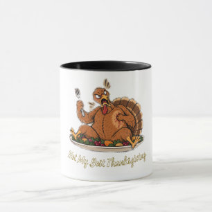 Geen Mijn Beste Thanksgiving Grappige Kalkoen Koff Mok
