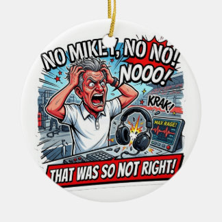 Geen Mikey, Nee Dat Was Echt Niet Juist - Pit Wall Keramisch Ornament