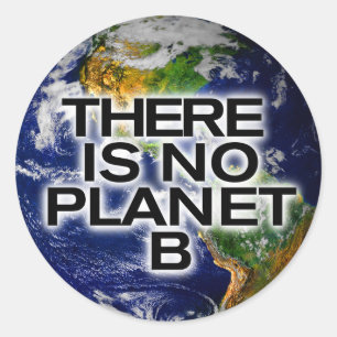 Geen milieuvriendelijke Stickers van Planet B