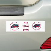 GEEN MINI VANS BUMPERSTICKER (Op auto)