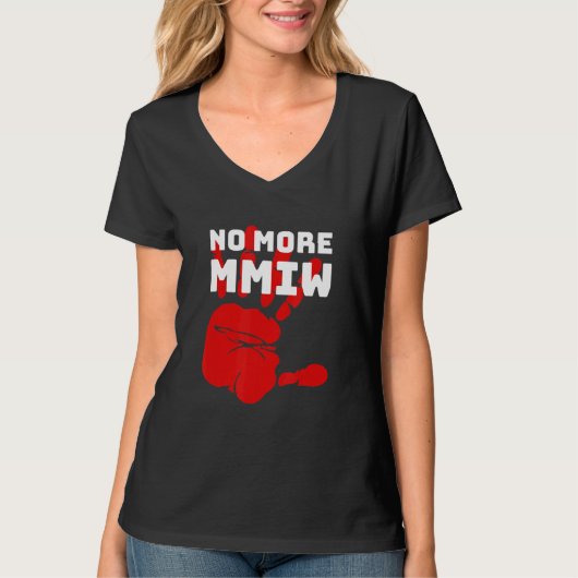 Geen Mmiw Stop Mmiw T-shirt (Voorkant)