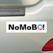 Geen Mo BO. Bumpersticker (Op auto)