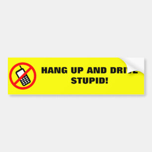 Geen mobiele telefoon bumpersticker